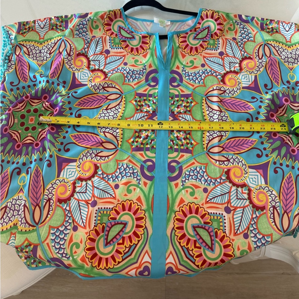 Jade Multicolor Patterned Blouse - image 4
